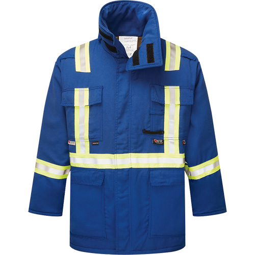 Parka isol&eacute;, antistatique et ignifuge  6,5 oz Westex DH, 2T-Grand, Bleu royal The Estey Group