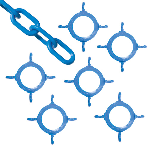 Ensemble de connecteurs de chaîne pour c&ocirc;nes, Bleu The Estey Group