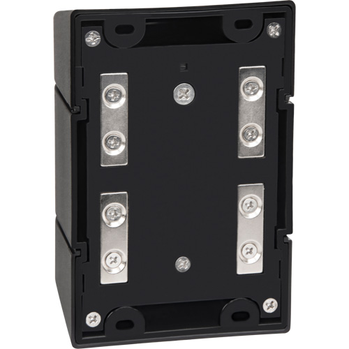 Magnetic Wall Mount Barrier with Magnetic Tape, Plastic, Magnetic Mount, 15', Black and Yellow Tape The Estey Group