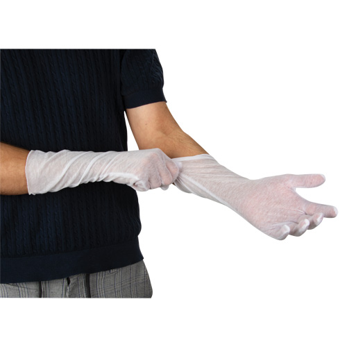 Gants d'inspection l&eacute;gers, Poly/coton, Poignet &agrave; ourlet, Hommes The Estey Group
