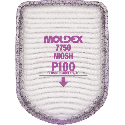 Filtre pour respirateur semi-rectangulaire, Filtre contre les particules avec suppresion de vapeurs nuisibles, Vapeurs organiques/Gaz acides/P100 The Estey Group