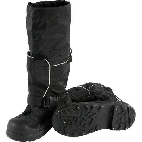 Couvre-chaussure pour traction sur glace Winter-Tuff Orion XT avec gu&ecirc;tre, Nylon/Polyur&eacute;thane, Boucles et crochets The Estey Group