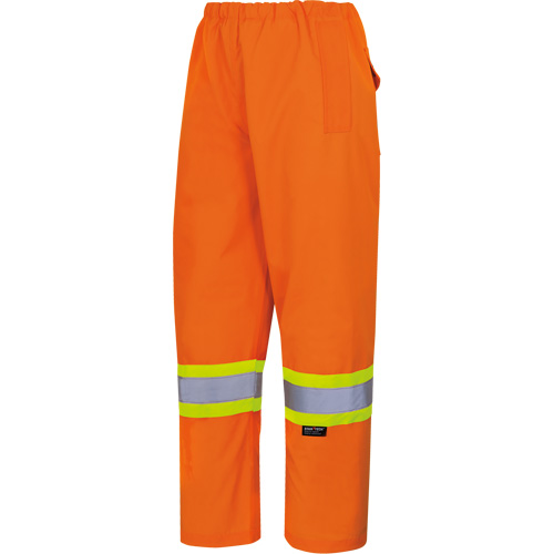 5586 450D Waterproof Safety Pants, Polyester/Polyurethane, 4X-Large, High Visibility Lime-Yellow The Estey Group