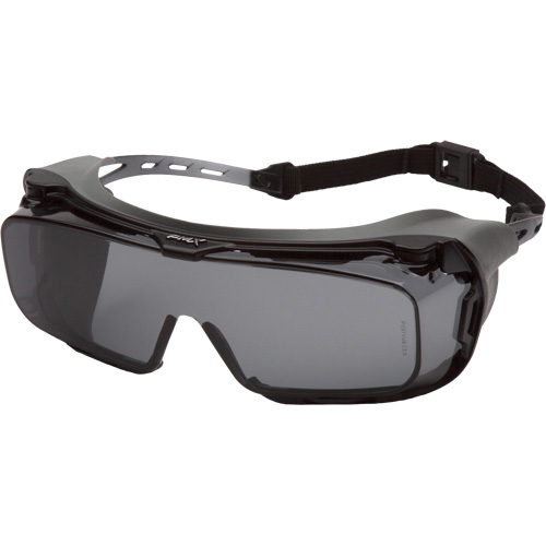 Cappture Safety Glasses, Grey Lens, Anti-Fog, ANSI Z87+/Meets/Exceeds CSA Z94.3 The Estey Group