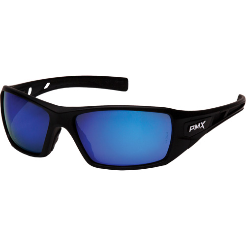 Lunettes de s&eacute;curit&eacute; Velar, Lentille Miroir bleu, ANSI Z87+/R&eacute;pond ou surpasse la norme CSA Z94.3 The Estey Group