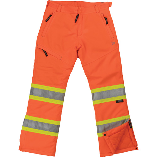 Womens Insulated Flex Safety Pant, Polyester, Large, High Visibility Orange The Estey Group