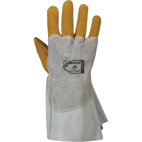 Endura&reg; 335DBP Welding Gloves, Split Cowhide/Split Elkhide, Size Small The Estey Group