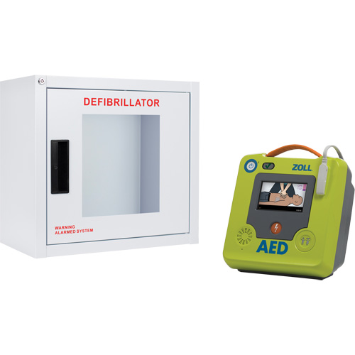Ensemble armoire murale et d&eacute;fibrillateur AED 3, Semi-automatique, Anglais, Classe 4 The Estey Group
