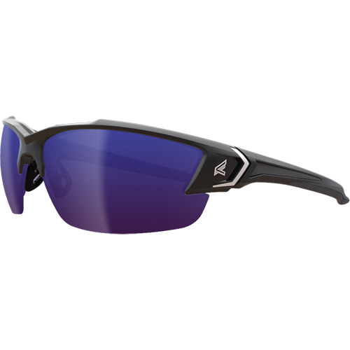 Khor G2 Safety Glasses, Blue Mirror Lens, Anti-Scratch/Polarized, ANSI Z87+/MCEPS GL-PD 10-12/Meets/Exceeds CSA Z94.3 The Estey Group