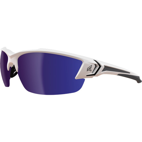Khor G2 Safety Glasses, Blue Mirror Lens, Anti-Scratch/Polarized, ANSI Z87+/MCEPS GL-PD 10-12/Meets/Exceeds CSA Z94.3 The Estey Group