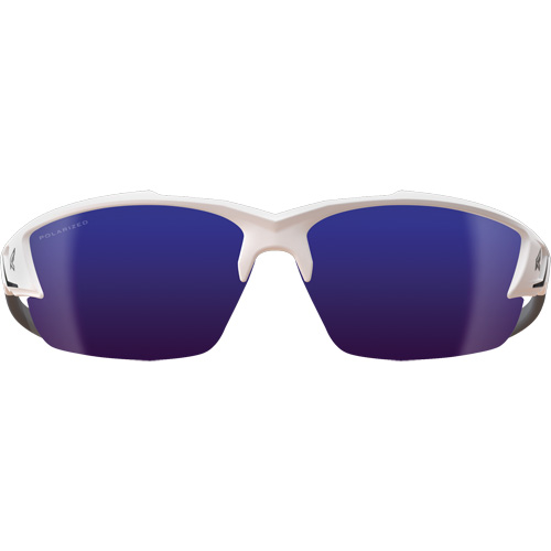 Khor G2 Safety Glasses, Blue Mirror Lens, Anti-Scratch/Polarized, ANSI Z87+/MCEPS GL-PD 10-12/Meets/Exceeds CSA Z94.3 The Estey Group