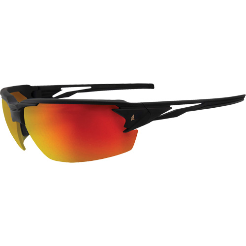 Pumori Safety Glasses, Red/Mirror Lens, Anti-Scratch, ANSI Z87+/MCEPS GL-PD 10-12/Meets/Exceeds CSA Z94.3 The Estey Group