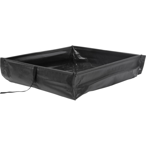 Berme de confinement des d&eacute;versements repliable &agrave; rouler, Capacit&eacute; 15 gal. US, 2' la x 2' lo x 6" h The Estey Group