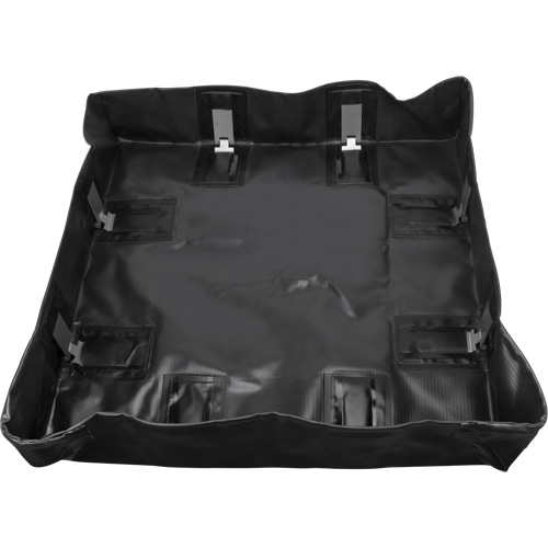 Collapsible Berm, 134 US gal. Capacity, 6' W x 6' L x 6" H, Snap-Up Bracket The Estey Group