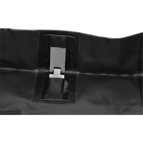 Collapsible Berm, 134 US gal. Capacity, 6' W x 6' L x 6" H, Snap-Up Bracket The Estey Group