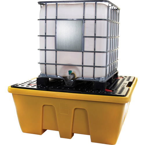 IBC Spill Pallet, 333 US gal. Spill Capacity, 66" x 66" x 27.5" The Estey Group