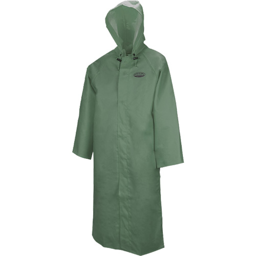 851 Hurricane Long Coat with Detachable Hood, Large, Green The Estey Group