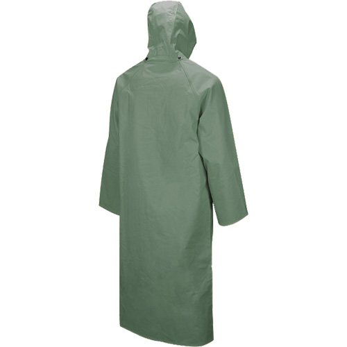 851 Hurricane Long Coat with Detachable Hood, Large, Green The Estey Group