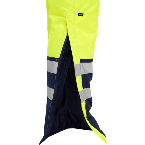 Bisley&reg; Extreme Cold Bib Overall, Polyester, Small, High Visibility Lime-Yellow The Estey Group