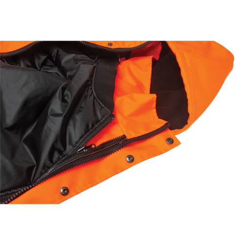 Waterproof 7-in-1 Winter Parka, High Visibility Orange, Medium The Estey Group