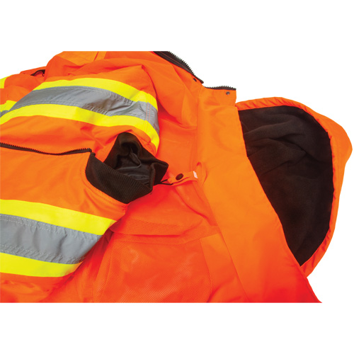 Waterproof 7-in-1 Winter Parka, High Visibility Orange, Medium The Estey Group