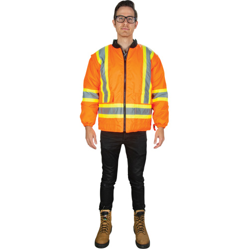 Waterproof 7-in-1 Winter Parka, High Visibility Orange, Medium The Estey Group