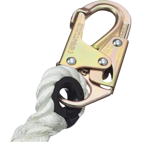 LAN-1222-4 Longe &agrave; corde de retenue 5/8", 1 branches, 4', Classe CSA A The Estey Group