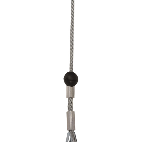 SRL-73302-40LE Cordage de s&eacute;curit&eacute; autor&eacute;tractable, 40', Acier galvanis&eacute;, Pivotant The Estey Group