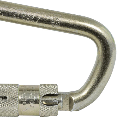 CP-03015-1 Mousqueton zingu&eacute; avec ouverte de portique de 1", Acier The Estey Group