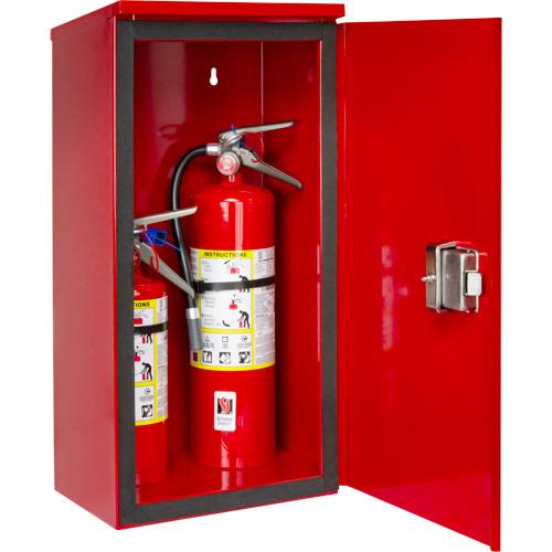 Heavy-Duty Outdoor Fire Extinguisher Cabinet, 14" W x 28" H x 10" D The Estey Group