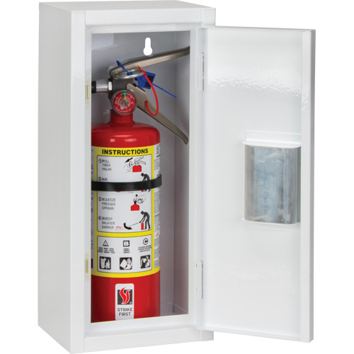 Armoire int&eacute;rieur pour extincteur, 8" la x 18" h x 6" p The Estey Group