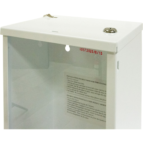 Light-Duty Fire Extinguisher Cabinet, 8" W x 22" H x 6" D The Estey Group