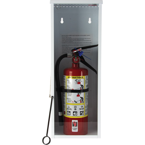 Light-Duty Fire Extinguisher Cabinet, 8" W x 22" H x 6" D The Estey Group