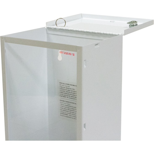 Armoire d'usage l&eacute;ger pour extincteur, 10" la x 24" h x 6" p The Estey Group