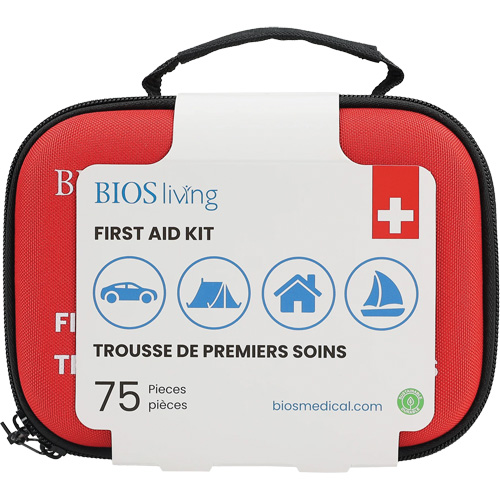 75-Piece Home & Travel First Aid Kit, Nylon Bag The Estey Group
