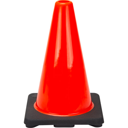 C&ocirc;ne de signalisation de premi&egrave;re qualit&eacute;, 12", Orange The Estey Group
