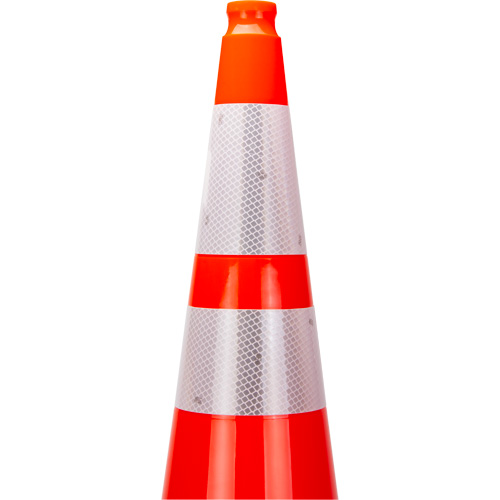 Premium Traffic Cone, 36", Orange, 4" & 6" Reflective Collar(s) The Estey Group