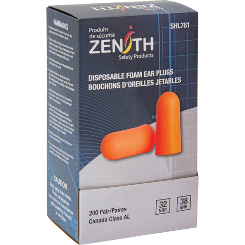 Foam Earplugs, Pair - Polybag The Estey Group
