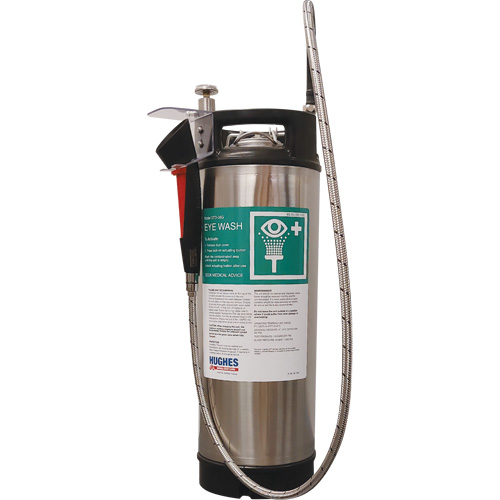 Portable Self-Contained Emergency Wash, Pressurized, 4 gal. Capacity, Meets None The Estey Group