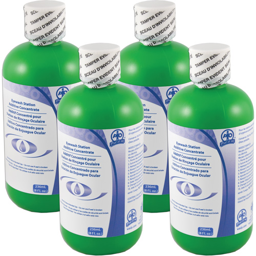 Additive to Preserve Water in Self-Contained Emergency Eye Wash Stations, Canada, 4 Pack, 8 oz. The Estey Group