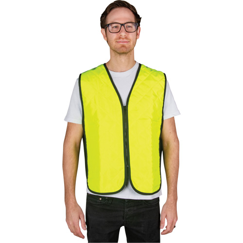 Evaporative Cooling Vest, Medium, High Visibility Lime-Yellow The Estey Group