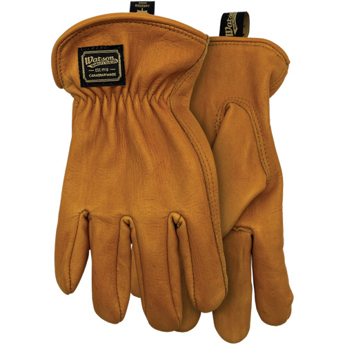 Gants r&eacute;sistants &agrave; la coupe The Duke 597CR, Taille Moyen, Enveloppe en Cuir de vache/Para-aramide/Polyester/Acier inoxydable, ASTM ANSI niveau A5 The Estey Group