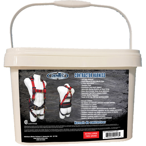 Contractor Safety Harness in Pail, CSA Certified, Class AP, X-Large, 352 lbs. Cap. The Estey Group