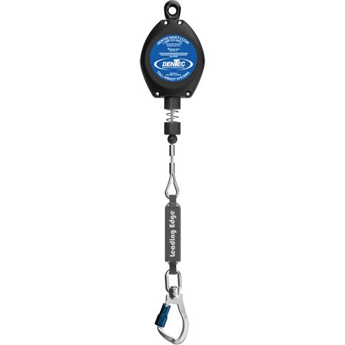 Self-Retracting Lifeline, 20', Galvanized Steel, Swivel The Estey Group