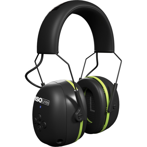 Black & Green Air Defender Bluetooth Earmuffs, Headband Style, 24 dB The Estey Group