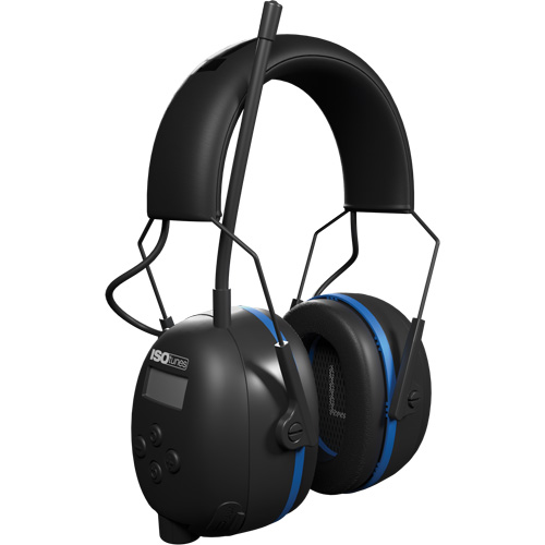 Black & Blue Air Defender AM/FM BT Earmuffs, Headband Style, 25 dB The Estey Group