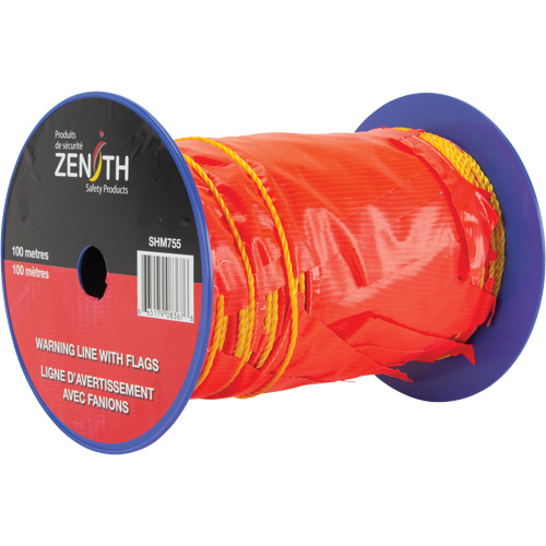 Warning Line with Flags, 328' L, Orange/Yellow The Estey Group