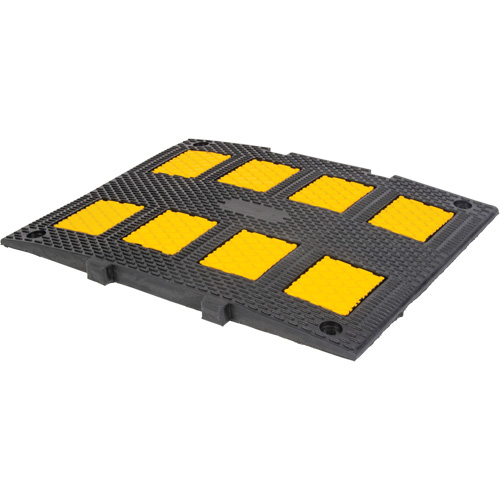 Middle Speed Hump, Rubber, 3' L x 20" W x 2" H The Estey Group