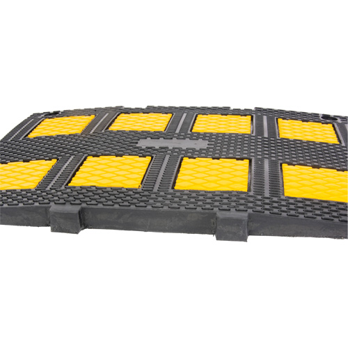 Middle Speed Hump, Rubber, 3' L x 20" W x 2" H The Estey Group