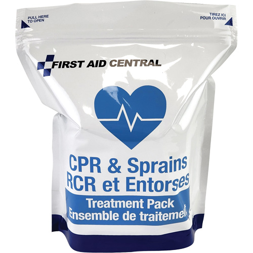 9-Piece CPR & Sprains Refill Pack for Emergency Response First Aid Kit The Estey Group